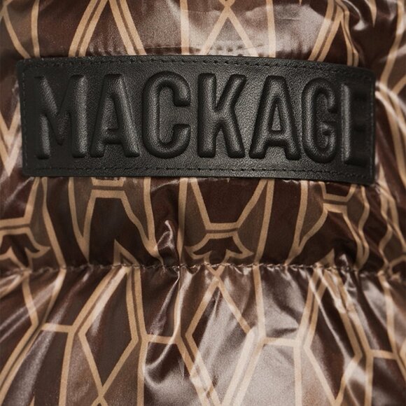 MACKAGE Calina Logo-print Padded Long Down Coat - Picture 6 of 15
